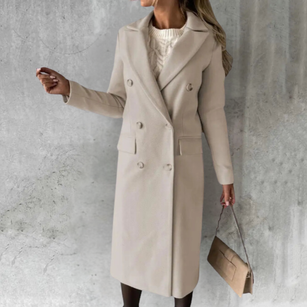 Manteau Trench Long pour Femme - Élégance Classique et Confort Durable