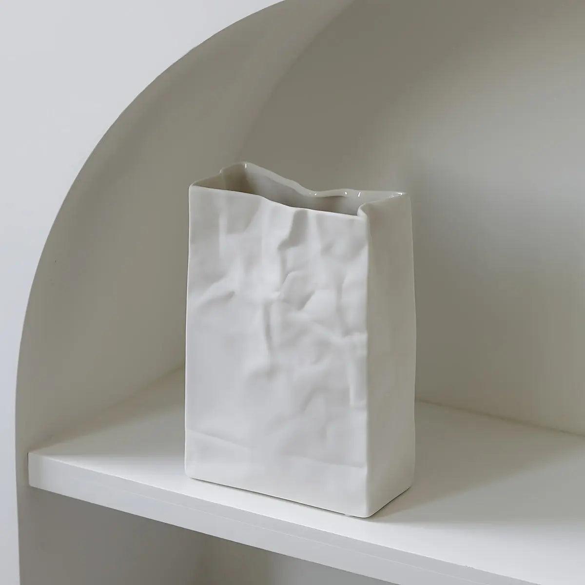 Vase en Céramique Artistique - Design Ludique et Moderne pour Intérieur