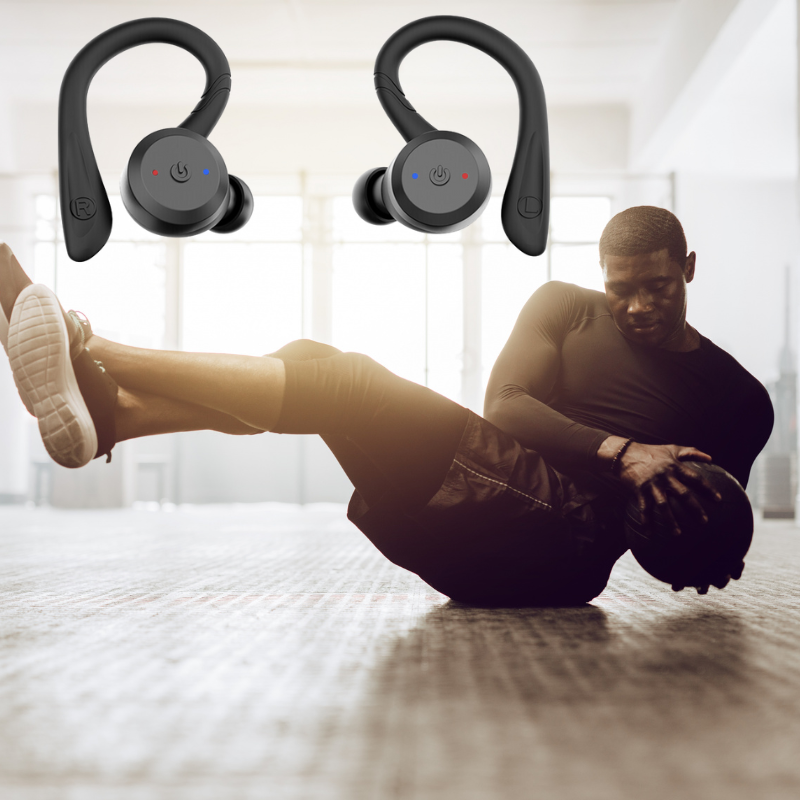 Écouteurs de Sport Bluetooth Étanches - 20 Heures d'Autonomie et Confort Optimal
