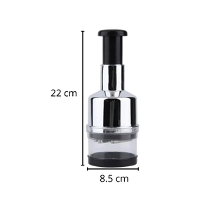 Hachoir à Légumes en Acier Inoxydable - Compact et Facile à Utiliser