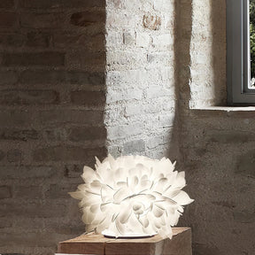 Lampe de Table Contemporaine - Éclairage Élégant avec Accent Floral