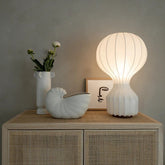 Lampe de Table Wabi Sabi en Soie - Design Minimaliste et Élégant