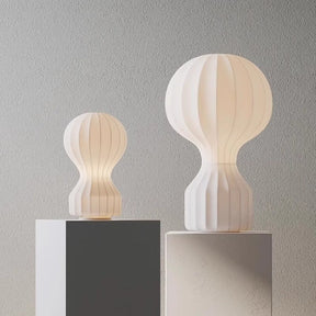Lampe de Table Wabi Sabi en Soie - Design Minimaliste et Élégant