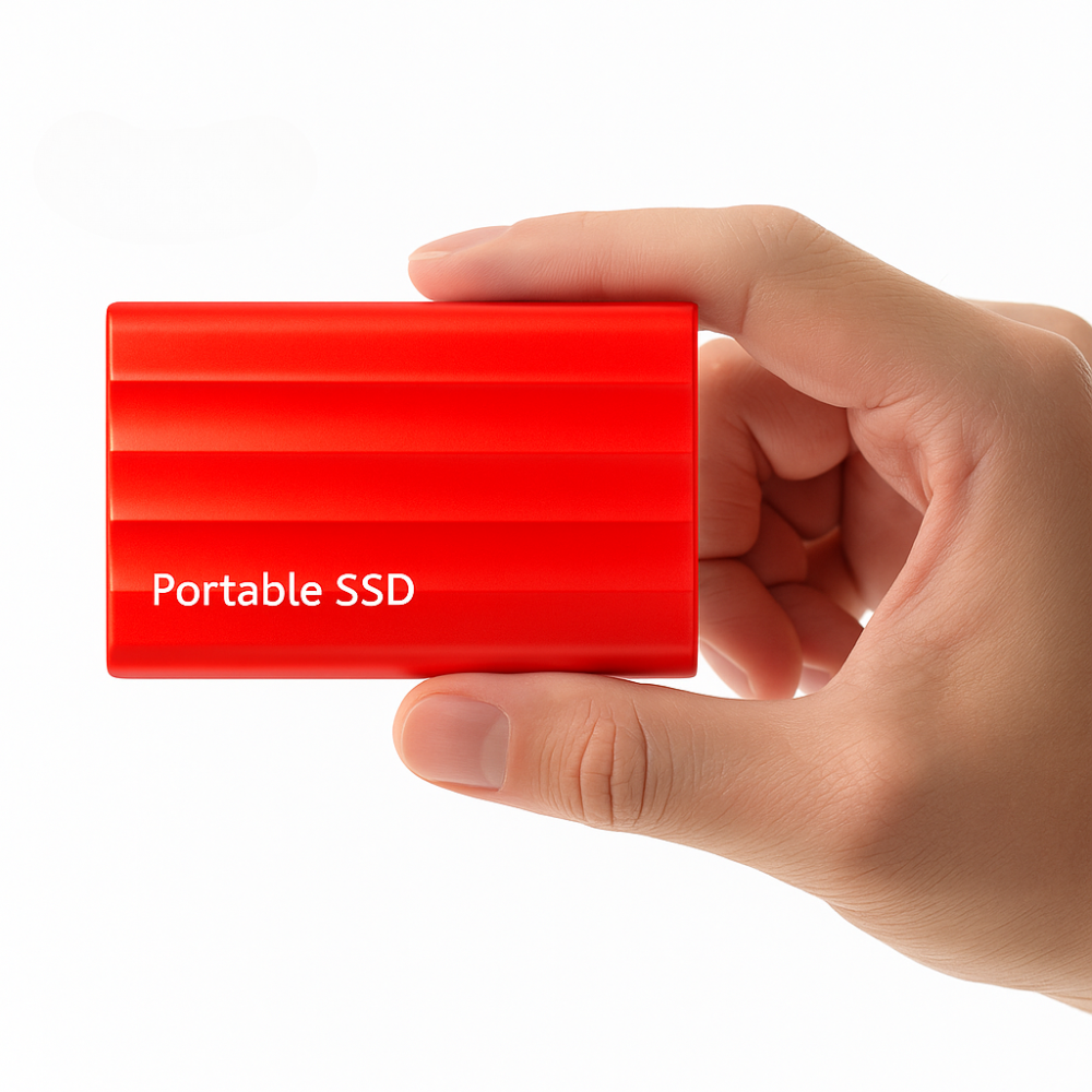 Disque Dur Externe SSD - Transfert Ultra-Rapide et Sécurisé