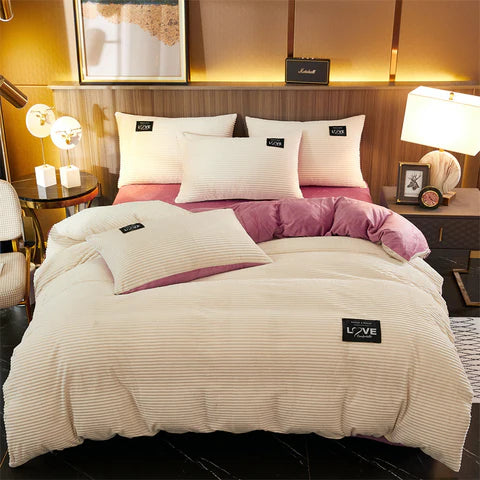 Housse de Couette en Fleece Velours - Douceur et Chaleur Exceptionnelle