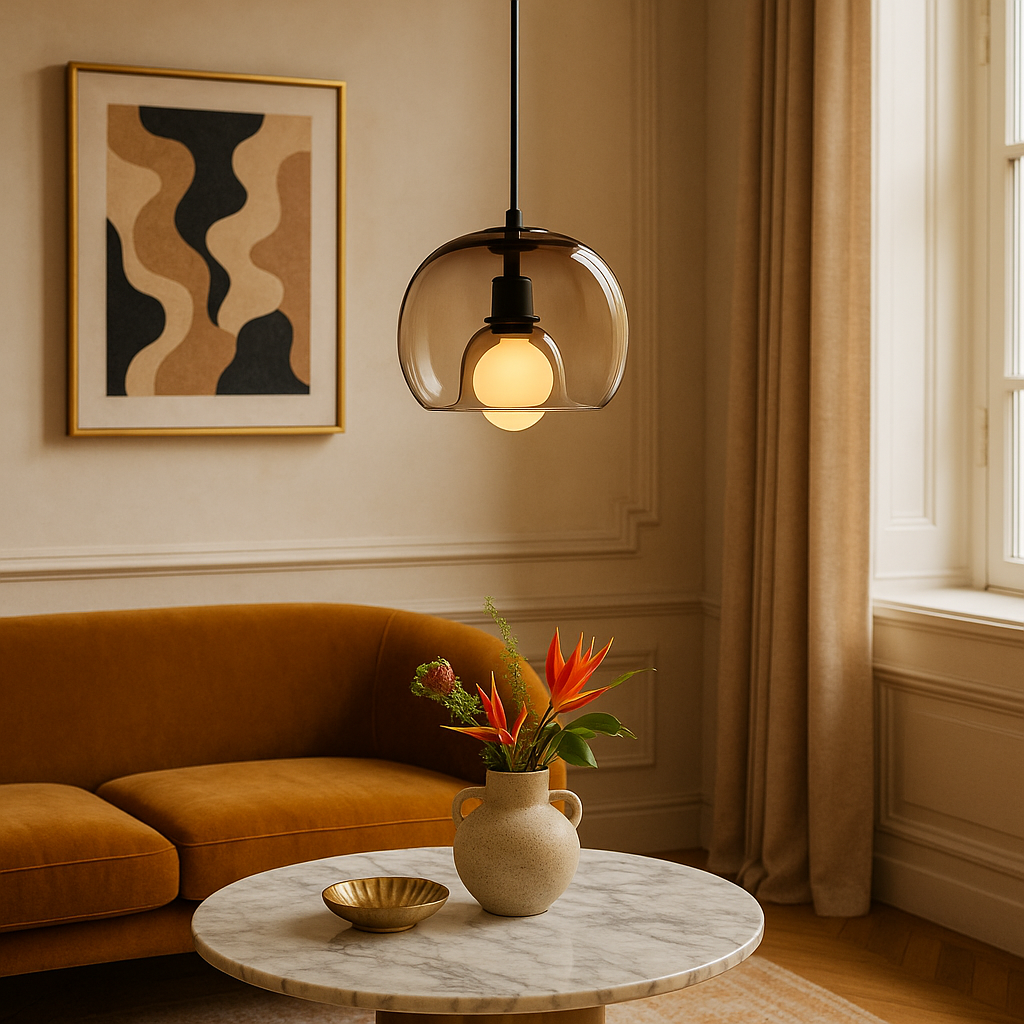 Lampe Suspendue Vintage Minimaliste - Éclairage Chaleureux et Raffiné pour Intérieur