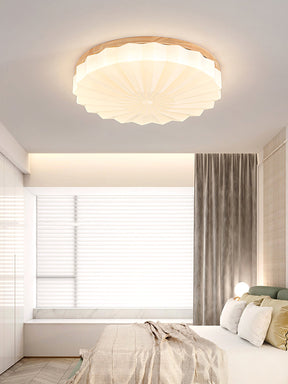 Lampe de Plafond Élégante en Bois - Atmosphère Apaisante et Raffinée