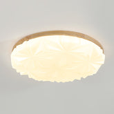 Lampe de Plafond Élégante en Bois - Atmosphère Apaisante et Raffinée