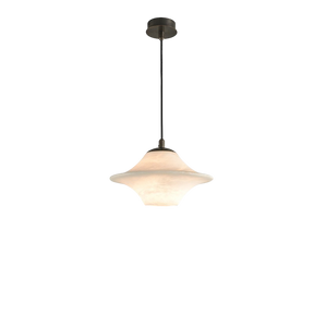 Suspension en Marbre Naturel - Élégance Contemporaine et Atmosphère Chaleureuse