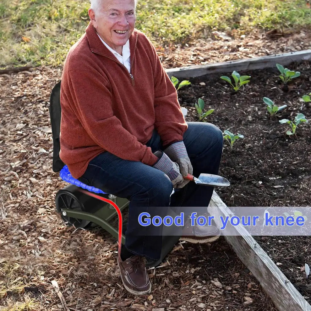Chaise de Jardin Ergonomique Réglable - Rotation à 360° et Confort Optimal