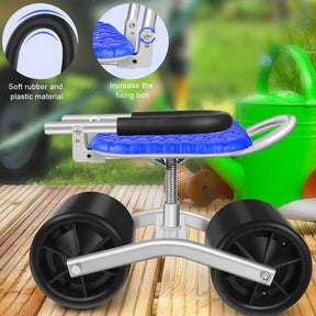 Chaise de Jardin Ergonomique Réglable - Rotation à 360° et Confort Optimal