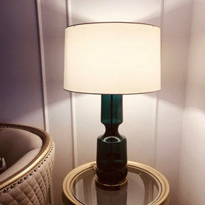 Lampe de Table en Métal et Verre - Design Élégant et Atmosphère Sophistiquée