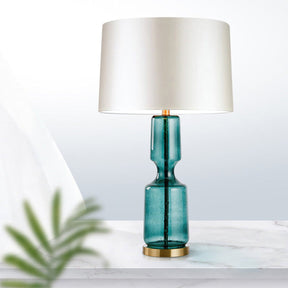 Lampe de Table en Métal et Verre - Design Élégant et Atmosphère Sophistiquée