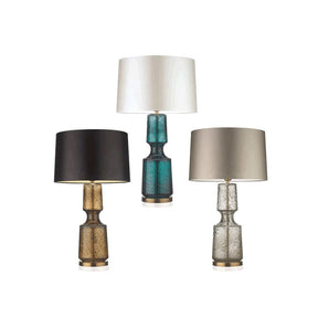 Lampe de Table en Métal et Verre - Design Élégant et Atmosphère Sophistiquée