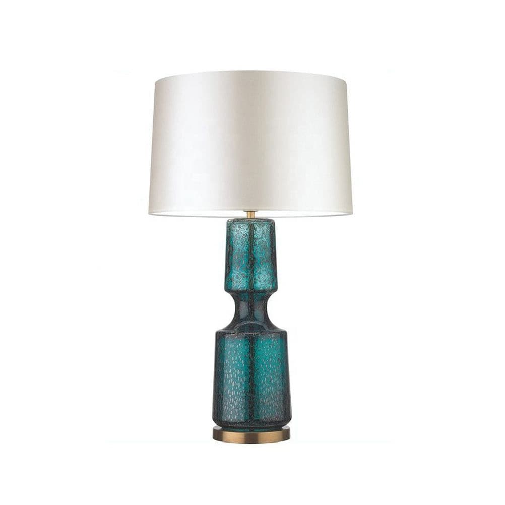 Lampe de Table en Métal et Verre - Design Élégant et Atmosphère Sophistiquée