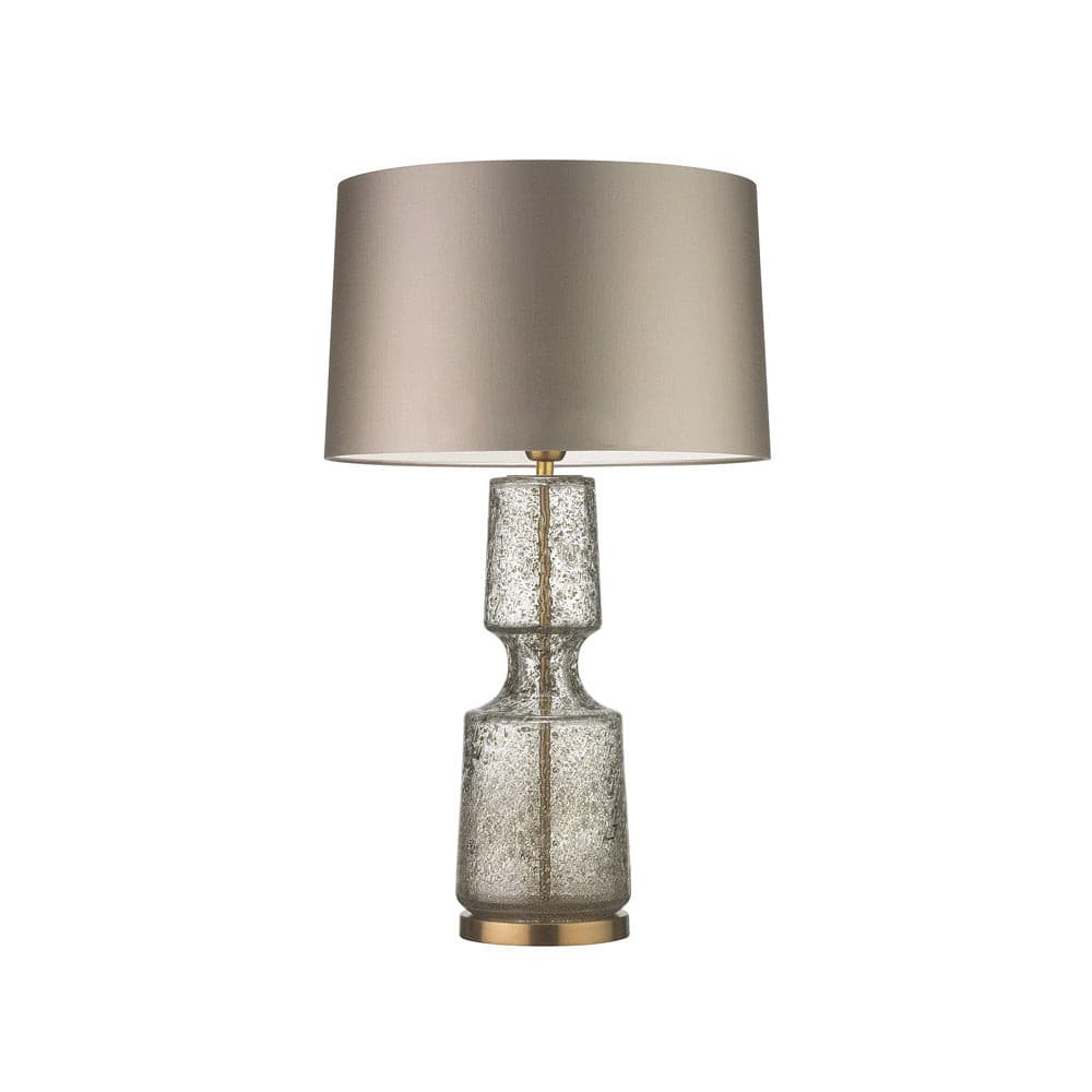 Lampe de Table en Métal et Verre - Design Élégant et Atmosphère Sophistiquée
