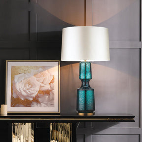 Lampe de Table en Métal et Verre - Design Élégant et Atmosphère Sophistiquée