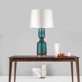 Lampe de Table en Métal et Verre - Design Élégant et Atmosphère Sophistiquée