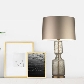 Lampe de Table en Métal et Verre - Design Élégant et Atmosphère Sophistiquée