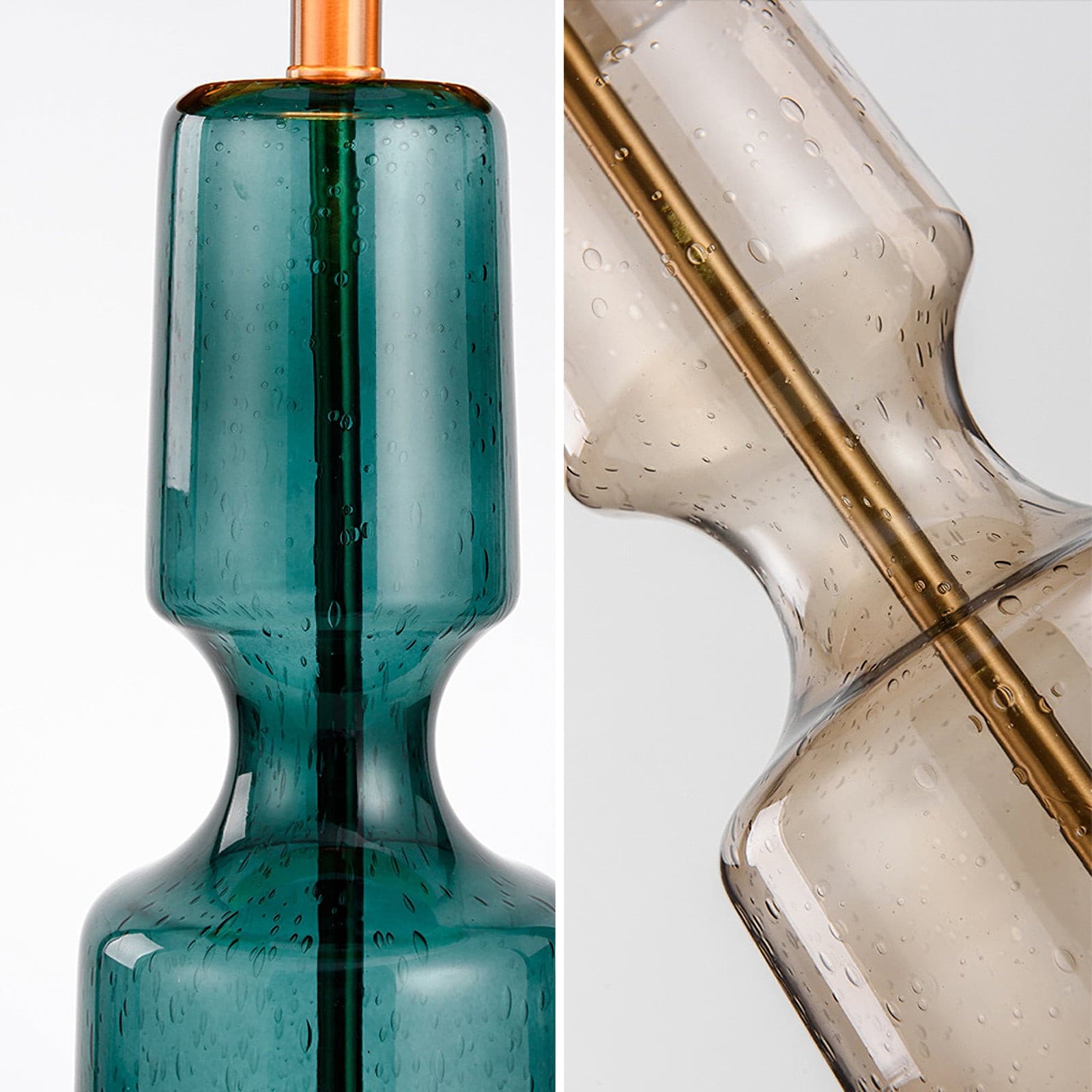 Lampe de Table en Métal et Verre - Design Élégant et Atmosphère Sophistiquée