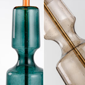 Lampe de Table en Métal et Verre - Design Élégant et Atmosphère Sophistiquée