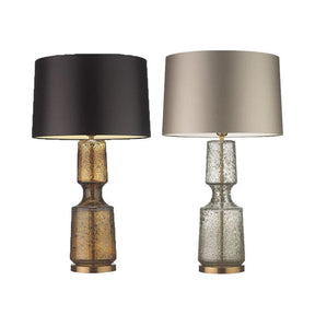 Lampe de Table en Métal et Verre - Design Élégant et Atmosphère Sophistiquée