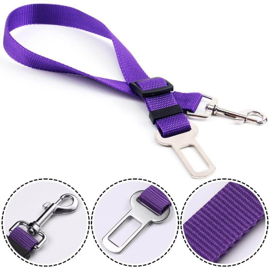 Ceinture de Sécurité pour Chien - Ajustement Réglable et Sécurisé en Voiture
