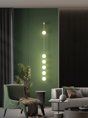 Applique Murale Moderne avec Accents Dorés - Éclairage Durable et Économe en Énergie