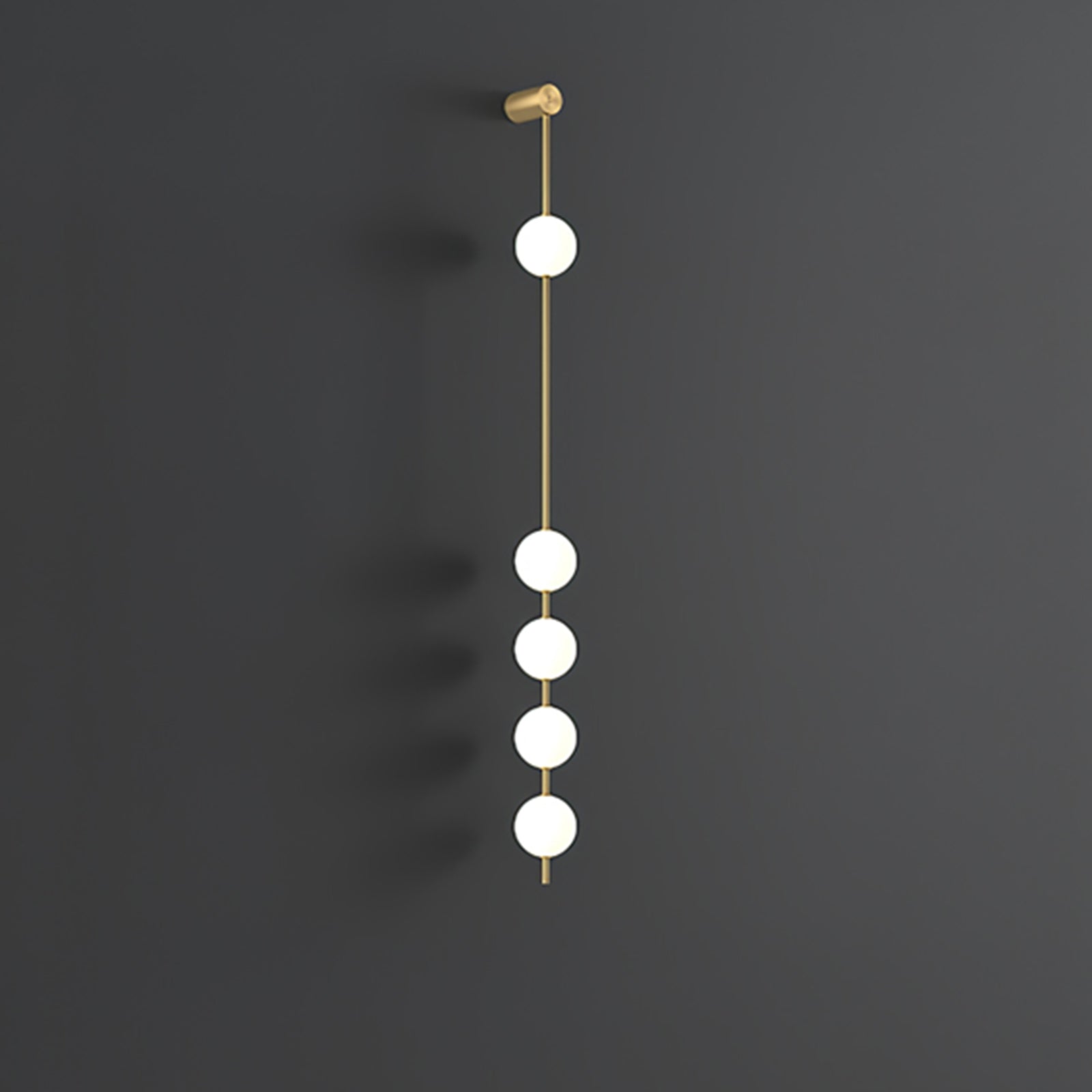 Applique Murale Moderne avec Accents Dorés - Éclairage Durable et Économe en Énergie