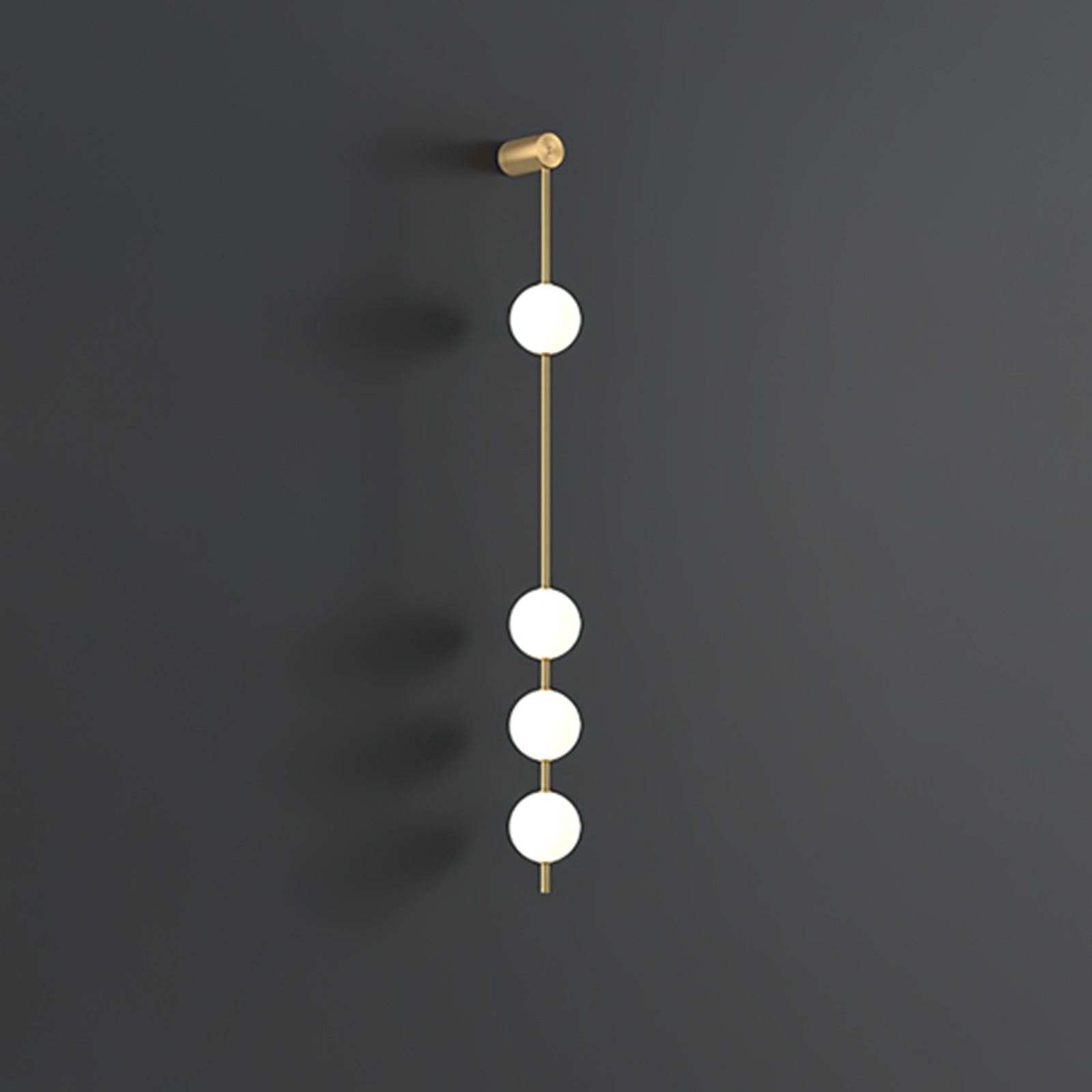 Applique Murale Moderne avec Accents Dorés - Éclairage Durable et Économe en Énergie