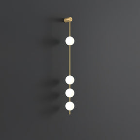 Applique Murale Moderne avec Accents Dorés - Éclairage Durable et Économe en Énergie