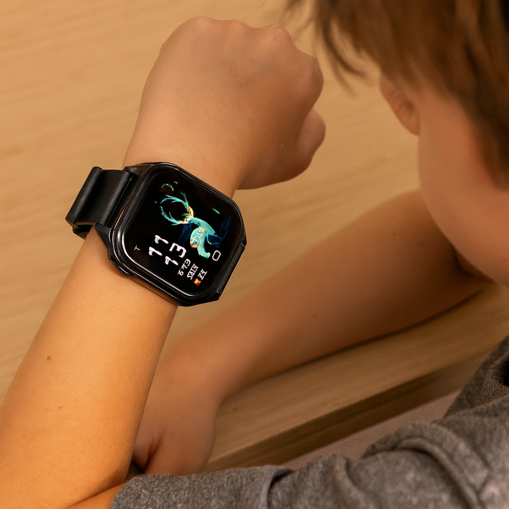 Montre de Fitness Interactive pour Enfants - Écran Tactile et Suivi d'Activité