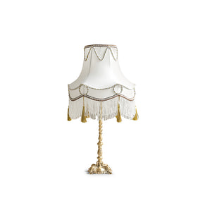 Lampe de Table Victorienne en Laiton - Élégance Classique avec Lumière Chaude