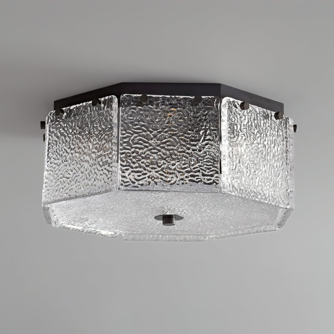 Lampe de Plafond Moderne en Cuivre - Éclairage Raffiné et Durable