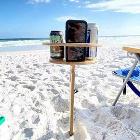 Table à Vin Pliable Compacte - Parfaite pour Pique-niques et Camping