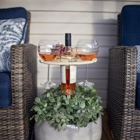 Table à Vin Pliable Compacte - Parfaite pour Pique-niques et Camping