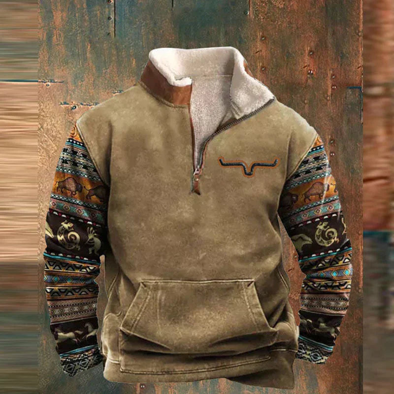 Pull en Fleece pour Homme - Chaud et Élégant pour l'Extérieur