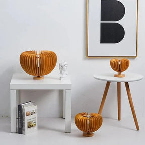 Lampe de Table en Bois Flexible - Design Élégant et Écologique