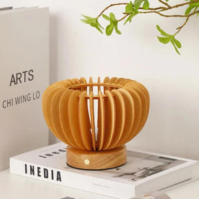 Lampe de Table en Bois Flexible - Design Élégant et Écologique