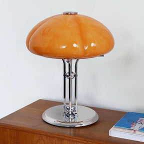 Lampe de Table Bauhaus - Éclairage Ambre et Design Élégant