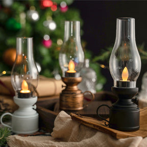Lampe à Bougie LED Vintage - Ambiance Chaleureuse et Sécurisée