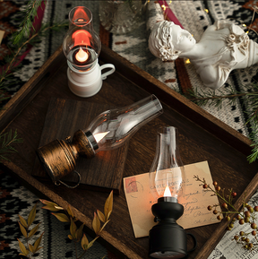 Lampe à Bougie LED Vintage - Ambiance Chaleureuse et Sécurisée