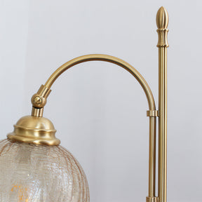 Lampe de Table Vintage en Verre Texturé - Douce Lueur et Charme Intemporel