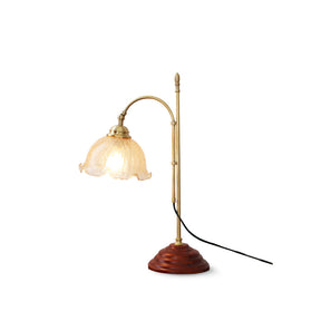 Lampe de Table Vintage en Verre Texturé - Douce Lueur et Charme Intemporel