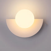 Applique Murale Minimaliste Scandinave - Design Semi-Circulaire et Élégant