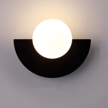 Applique Murale Minimaliste Scandinave - Design Semi-Circulaire et Élégant