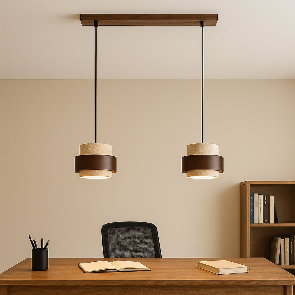 Suspension Luminaire Design Industriel - Éclairage LED Réglable et Élégant