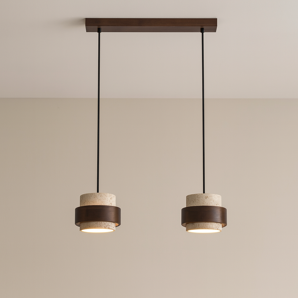 Suspension Luminaire Design Industriel - Éclairage LED Réglable et Élégant