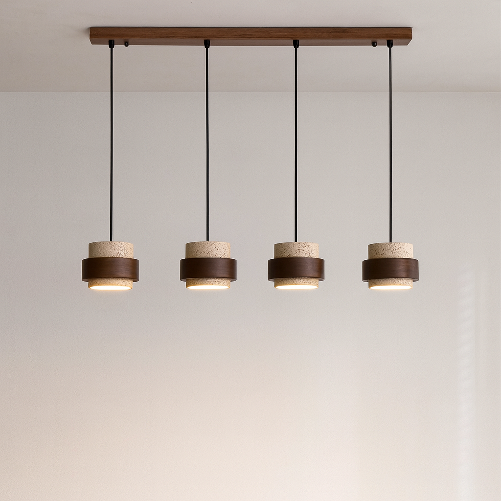 Suspension Luminaire Design Industriel - Éclairage LED Réglable et Élégant
