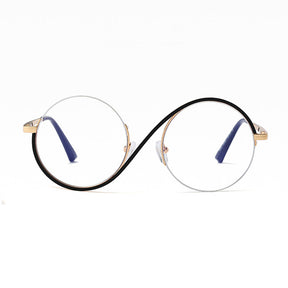 Lunettes Semi-Rondes Élégantes - Style Moderne et Confort Optimal
